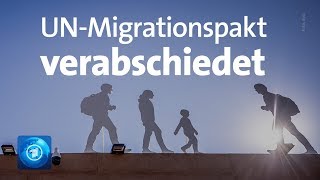 Umstrittener UNMigrationspakt verabschiedet [upl. by Slack]