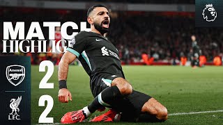 Late Salah Leveller in London  Arsenal 22 Liverpool  Highlights [upl. by Rosalia]