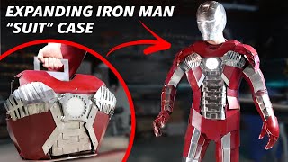 Real Iron Man Expandable Briefcase Suit  FULL METAL Iron Man Mark 5 Armor [upl. by Eniarda]