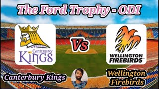 Wellington vs Canterbury  3rd Match  The Ford Trophy [upl. by Atazroglam]