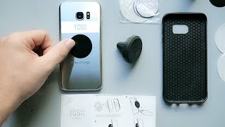 YOSH  Magnetic Phone Holder Car Mount  Review [upl. by Jann]