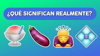 15 significados que no conocías de los emojis 🍆🤔 [upl. by Noyart]