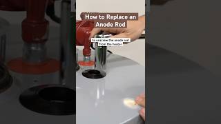 How to replace an anode rod in a water heater ✔️ plumbing heating waterheater skilledtrades [upl. by Vod]