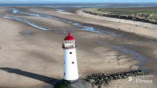 Talacre beach lighthouse in the Summer [upl. by Goar]