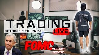 🔴FOMC Meeting Minutes LIVE Trading  300000 Funded Trader Morning Livestream [upl. by Vevine]