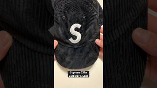 Supreme Corduroy S Logo 6Panel Black  23FW [upl. by Durand]