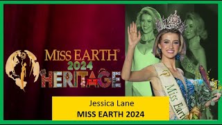 🇦🇺 AUSTRALIAs Jessica Lane is MISS EARTH 2024 Full Performance [upl. by Kcire]