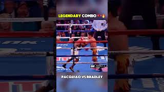 LEGENDARY Pacquiaos best COMBO vs Bradley knockoutpower pacman pacquaio philippines trending [upl. by Aurita]