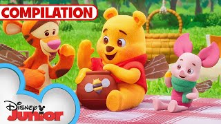 Playdate with Winnie the Pooh Shorts 🍯💛  Compilation  disneyjr [upl. by Hashum878]