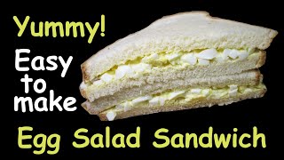 Egg Sandwich Recipes  Egg Salad Sandwich Recipe  Hard Boiled Egg Sandwich  Breakfast HomeyCircle [upl. by Jaal536]