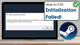 How To Fix Steam Initialization Failed Error Easy Fix [upl. by Taddeusz]