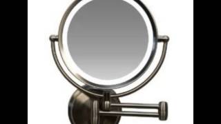 wall mounted lighted makeup mirror [upl. by Clemens]