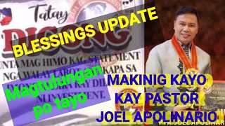 KAPA UPDATE MARCH 202020PASTOR JOEL APOLINARIO NAGMAMAKAAWA SA MGA MEMBERS PAKINGGAN NYO [upl. by Nadabas]