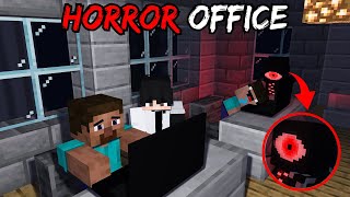 MINECRAFT HORROR OFFICE 🏢  Horror video in hindi [upl. by Maram864]