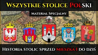 Wszystkie stolice Polski  historia stolic Polski sprzed Mieszka I do dziś [upl. by Cassil]