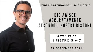 27 SETTEMBRE 2024 Calendario cristiano IL BUON SEME [upl. by Suivatal87]