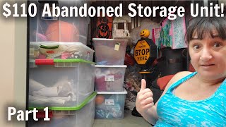 110 Abandoned Storage Unit  Was It Worth It  Part 1 [upl. by Eimot237]