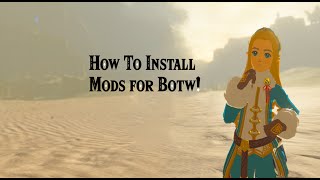 How to install mods for Breath Of The Wild Cemu [upl. by Aholah]