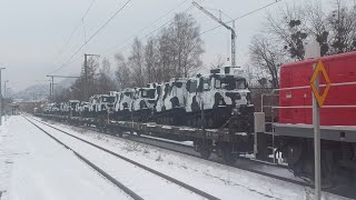 Nato Großmanöver Quadriga Militärverladungen der Gebirgsjägerbrigade 23 nach Nordnorwegen [upl. by Rekab821]