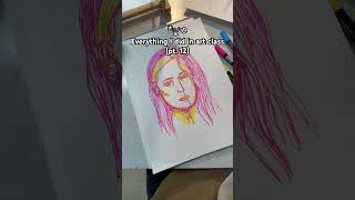 Everything I Did In Art Class pt 12 [upl. by Airdnat]