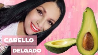 ADELGAZAMIENTO DE CABELLO  USA TÓNICO DE AGUACATE [upl. by Herr706]