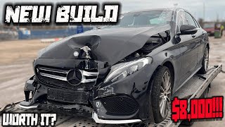 I SPENT £8000 ON THIS WRECKED Mercedes W205 C CLASS AMG LINE from Copart UK BUT IT WONT START [upl. by Silletram211]