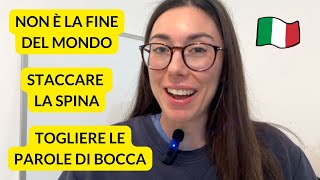 8 useful Italian phrases for daily use to boost your informal conversations B1  Subtitles [upl. by Aretahs]