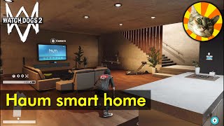 Haums Smart Home interiors tour  Watch Dogs 2  The Game Tourist [upl. by Lutim530]