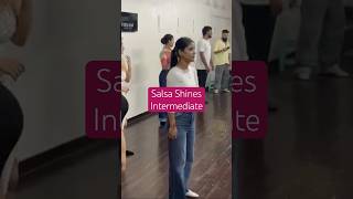 Salsa Shines  Intermediate  Sunday Evening  27 october salsashines leadandfollowindia [upl. by Yltneb595]