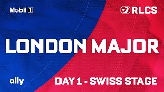 RLCS London Major  Day 1  Swiss Stage  Alternate Stream [upl. by Nessie]