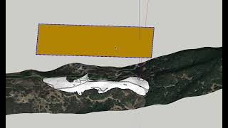 Merging survey terrain with geolocation terrain in SketchUp [upl. by Mendel814]