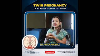 Dichorionic Diamniotic Twin  Twins Pregnancy [upl. by Lipson]