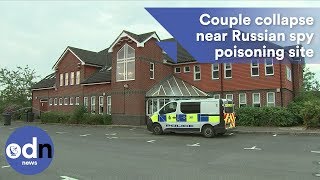 Two people collapse near Russian spy poisoning site [upl. by Ping834]