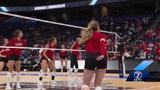 Nebraska volleyball prepares for Thursdays Final Four matchup against Pitt [upl. by Vashtia893]