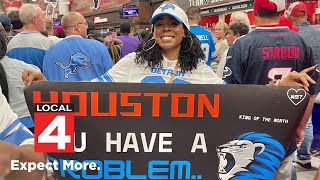 Detroit Lions improbable Sunday Night Football victory over Texans sparks citywide fever [upl. by Tsnre928]