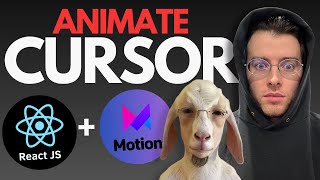 Cursor Hover Animation w ReactJS  Framer Motion [upl. by Tychonn493]