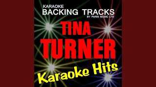 Best Originally Performed By Tina Turner Karaoke Version [upl. by Moscow]