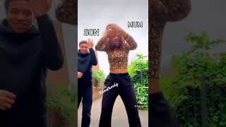 DANCE duet shorts challenge women funny toofunny age happy mom dancing song [upl. by Ahsiral]