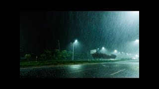 live streaming fall asleep fast destress yoir mind heavy rain and thunder sounds for sleeping [upl. by Neleb569]