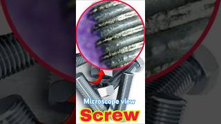 🔬Microscopic View Small Screw Details🔬microscopeview microscope screw [upl. by Neirb]