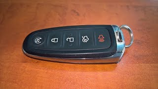 Replacing the battery in the key  02  Ford Edge Escape Focus Taurus Explorer [upl. by Neerahs662]