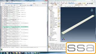 Model generation using Python Script in Abaqus CAE [upl. by Asselim44]