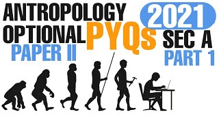 ANTROPOLOGY OPTIONAL PYQ MAINS 2021 ANSWERS  UPSC CSE PAPER II  SECTION A  PART 1 [upl. by Froh212]