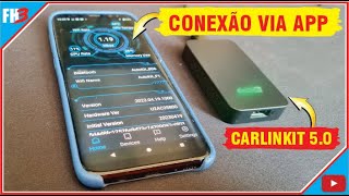 CARLINKIT ACESSAR CONFIGURAÇÕES VIA APP [upl. by Airdua]