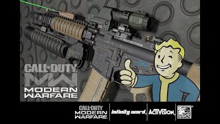 M4A1 16 Sleight of Hand animations  fo4 Mod [upl. by Erbas]