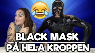 Black PEELOFF Mask på HELA kroppen [upl. by Lindsley52]