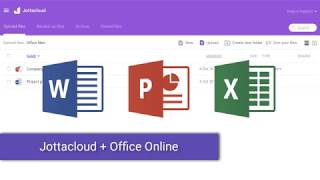 Working with Office documents in Jottacloud [upl. by Aimehs476]