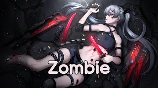 Nightcore ZOMBIE Rock Vercion Lyrics 🎧🎶 [upl. by Karilynn858]