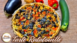 Tarte à la Ratatouille Recette Facile et Rapide [upl. by Wolf]