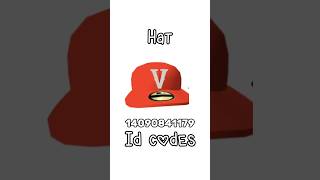 HatCap id codes 444 uuu roblox [upl. by Thormora153]